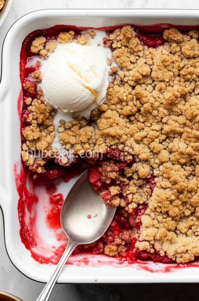 Homemade Strawberry Crumble