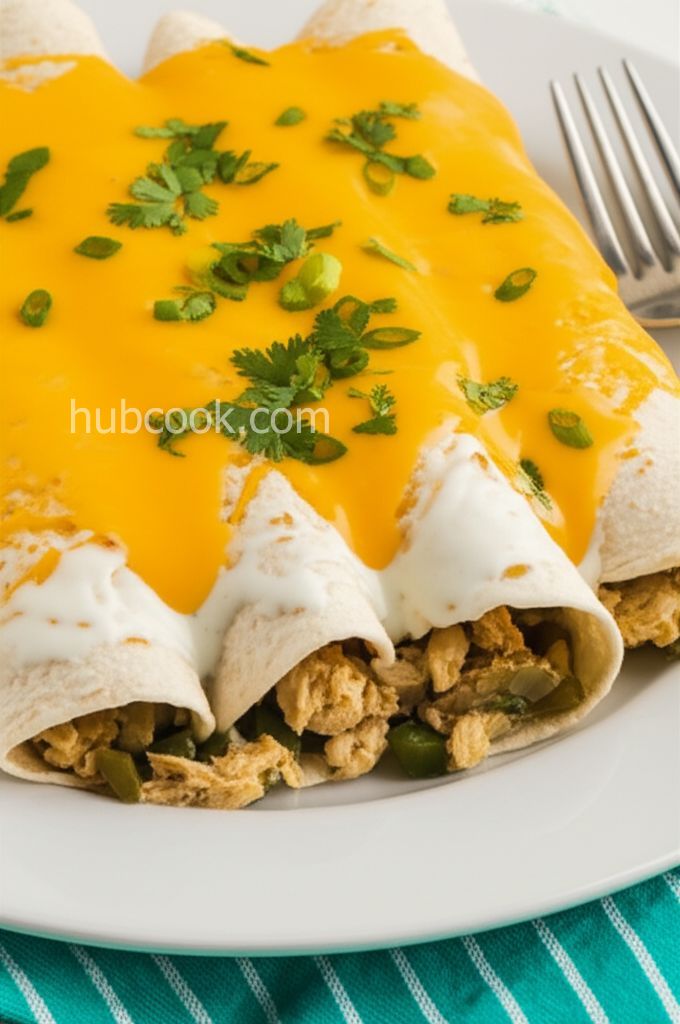 Low-Fat Sour Cream Chicken Enchiladas