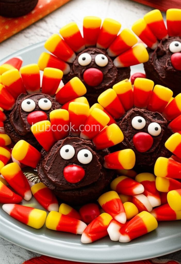 Mini Brownie Turkeys