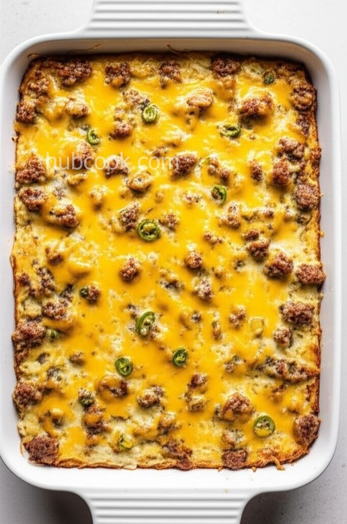 Sausage Hashbrown Breakfast Casserole