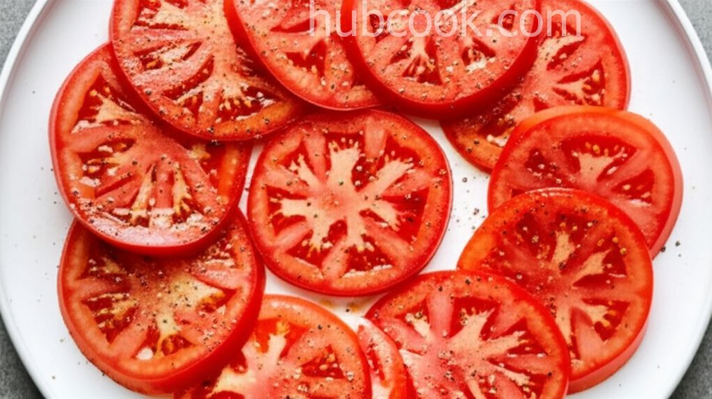 Sliced Tomatoes with Fresh Herb Dressing