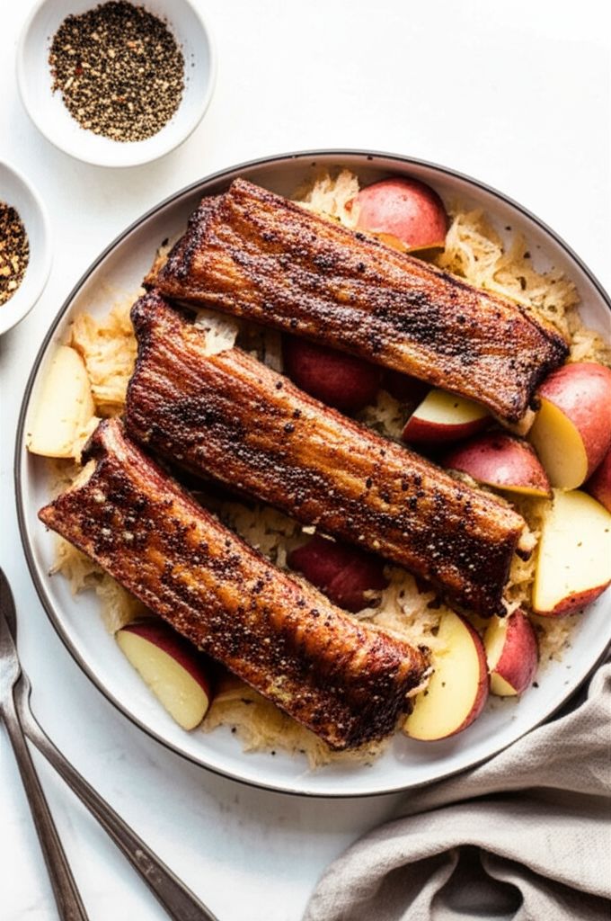 Spareribs and Sauerkraut