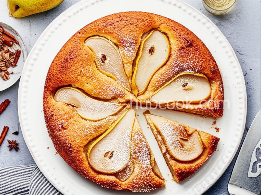 Almond and Pear Cake