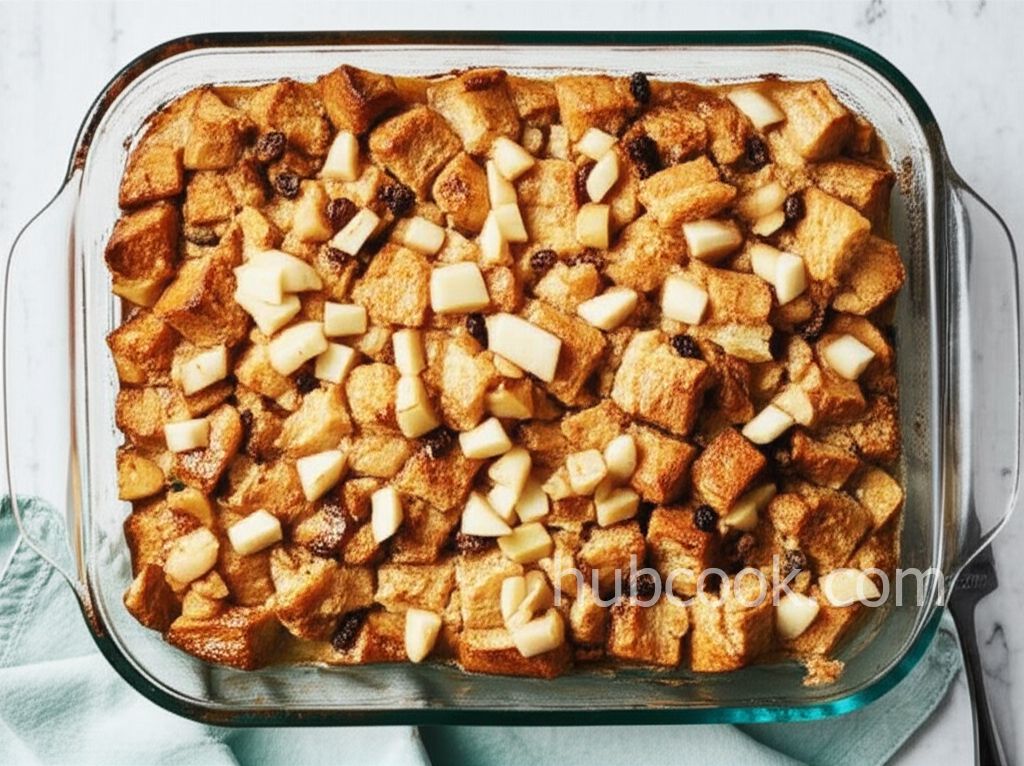 Apple-Raisin Breakfast Bread Pudding