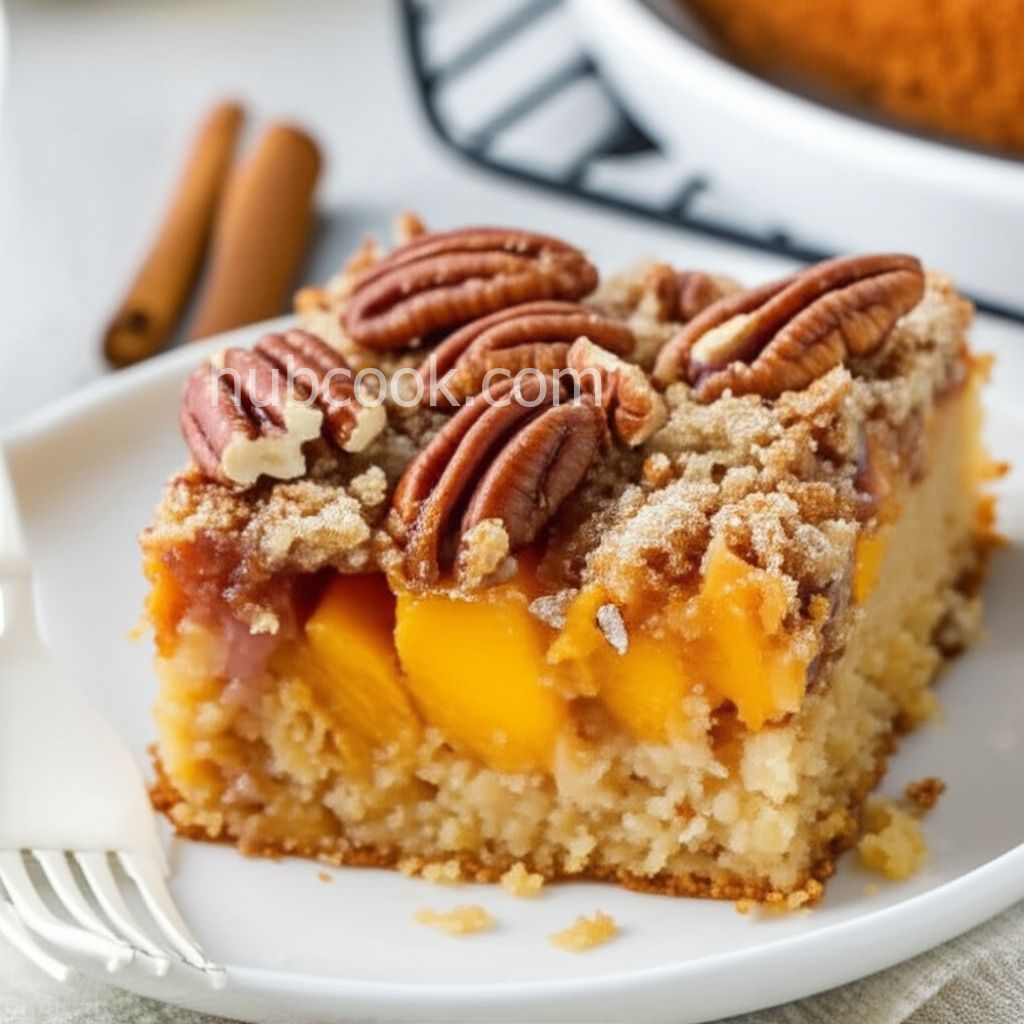 Avon's End of Summer Sunday Morning Peach Coffee Cake