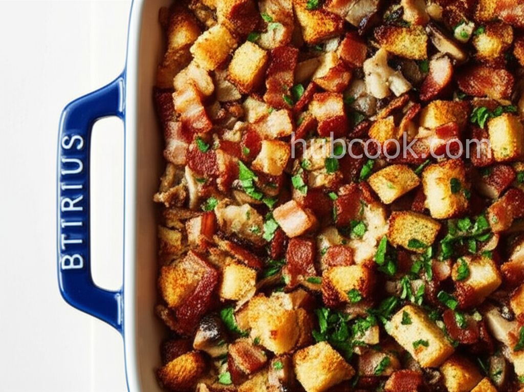 Bacon, Mushroom, and Oyster Stuffing