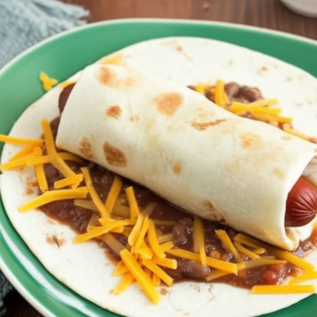 Beanie Weenie Quesadilla Rolls