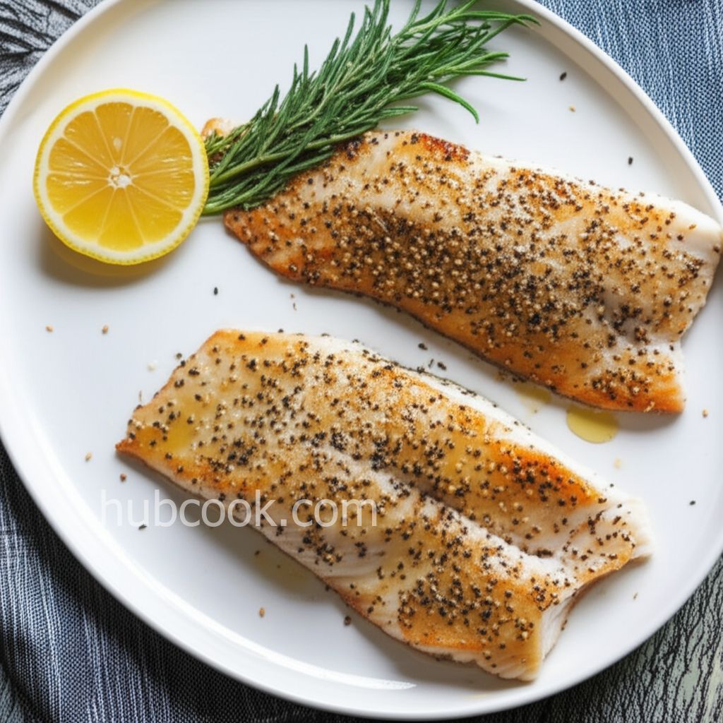 Broiled Sesame Cod