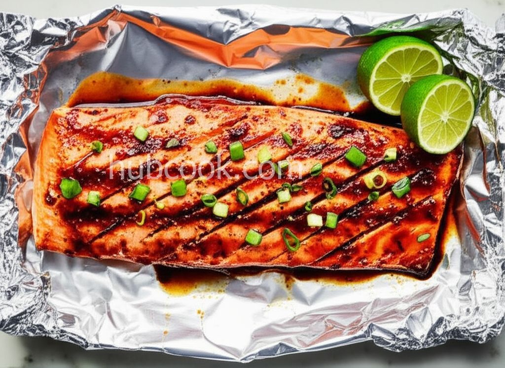 Chile Garlic BBQ Salmon