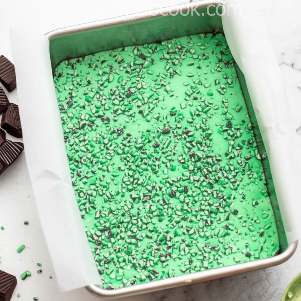 Chocolate Swirled Peppermint Fudge