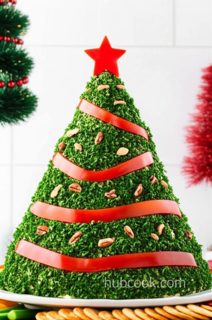 Christmas Tree Cheese Ball