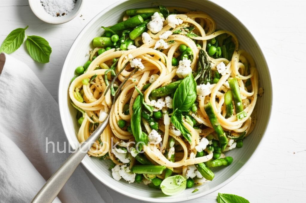 Cool and Light Pasta and Herbs