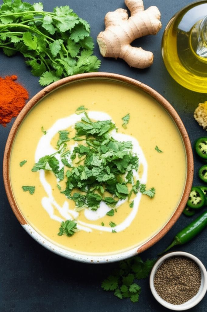 Creamy Indian Yogurt Soup