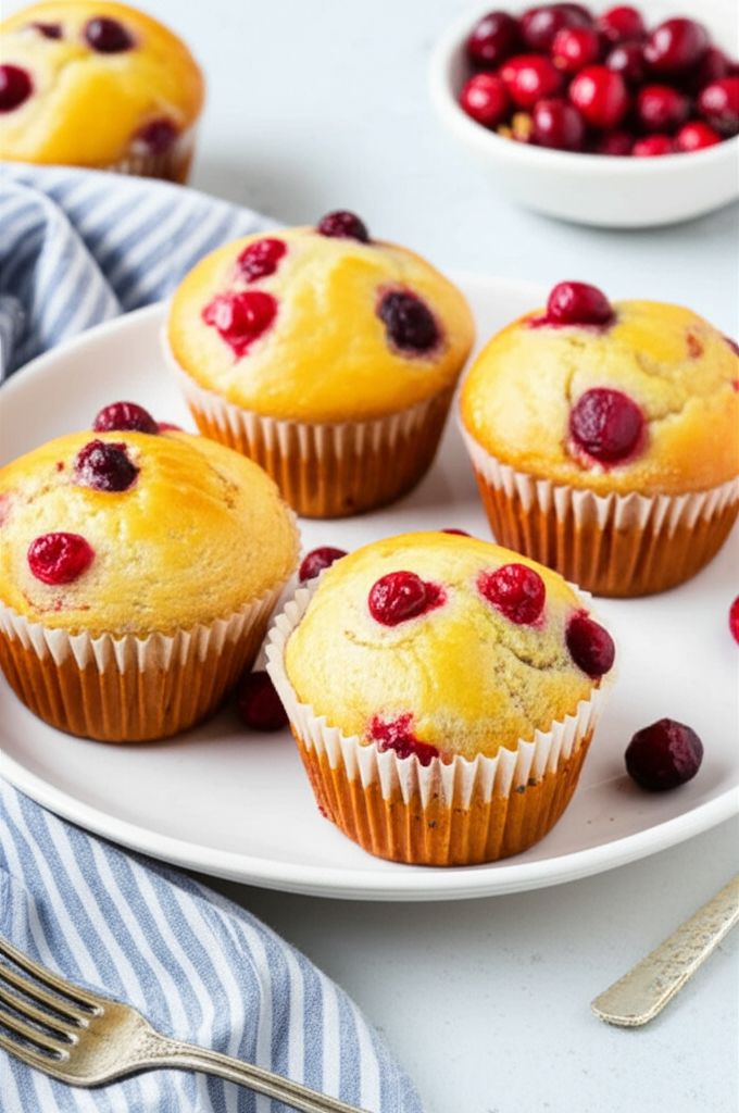 Easy Cranberry Orange Muffins