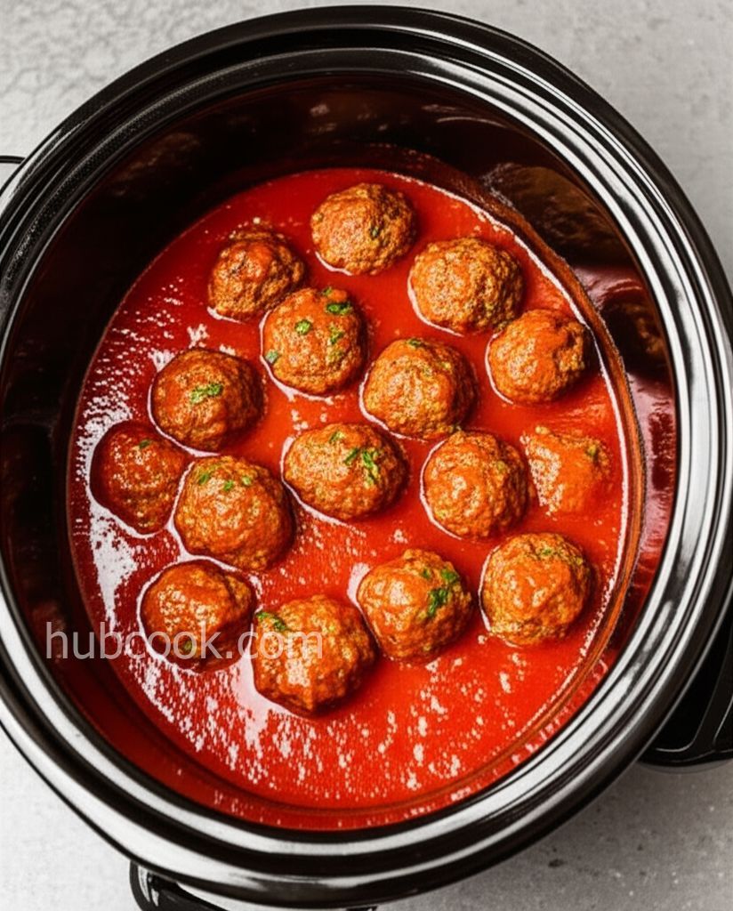 Easy Slow Cooker Meatballs