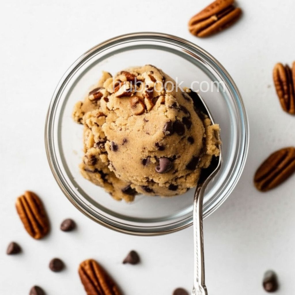 Edible Pecan Chocolate Chip Cookie Dough