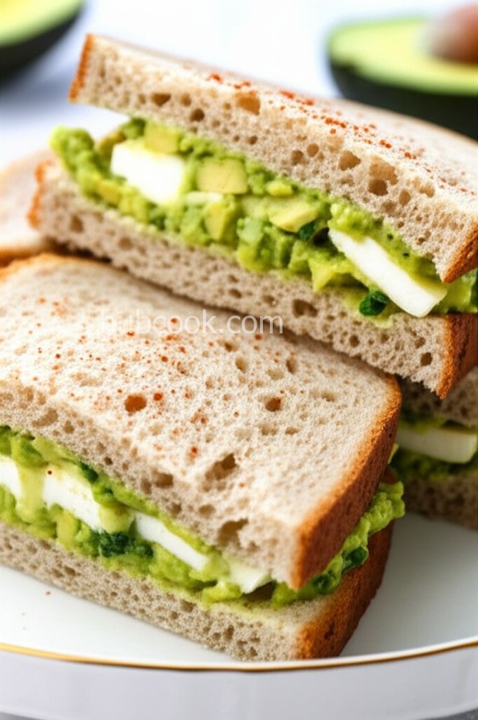 Egg-Style Avocado Salad Sandwiches