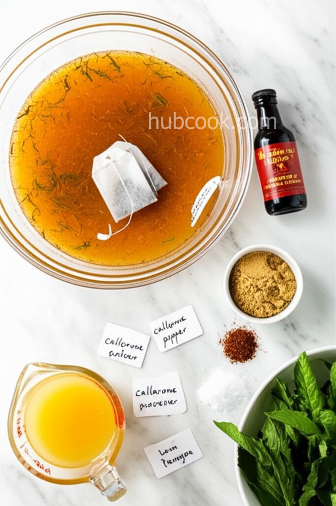 Electric Saffron Tea Marinade