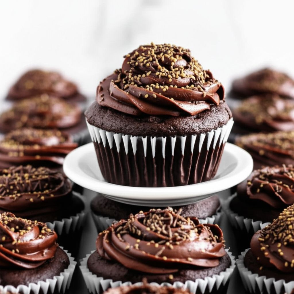 Gluten-Free Dark Chocolate Cupcakes