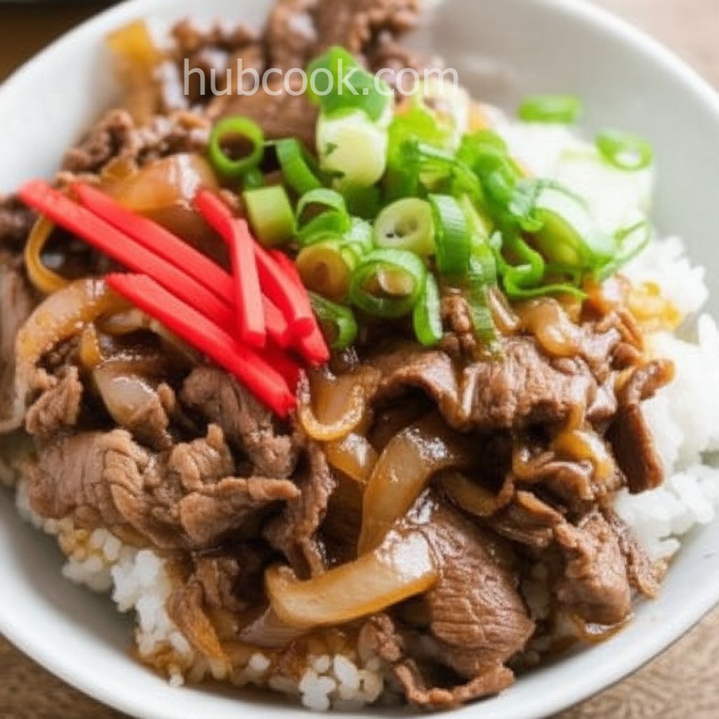 Gyudon Japanese Beef Bowl