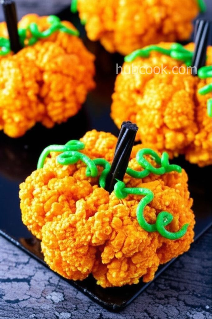 Halloween Popcorn Pumpkins