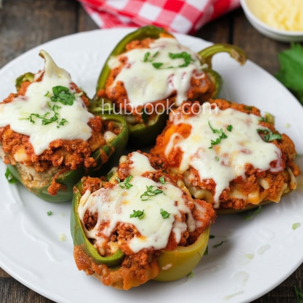 Lasagna-Stuffed Peppers