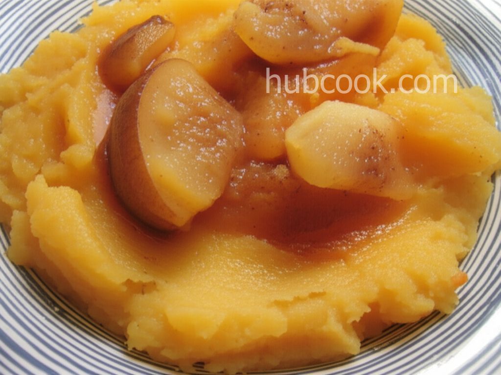 Mashed Sweet Potatoes and Pears