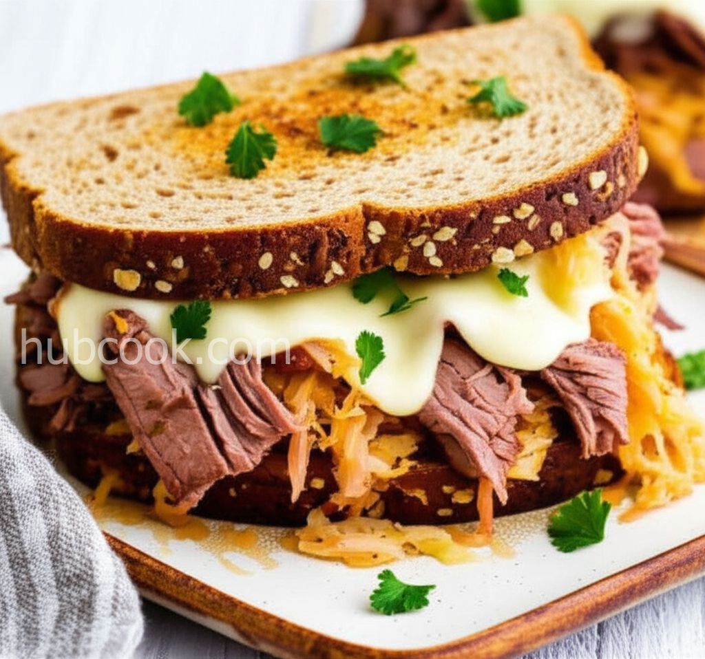 Open-Faced Hot Roast Beef Sandwich