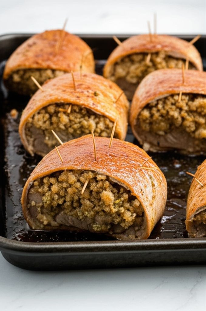 Oven-Baked Stuffed Pork Chops