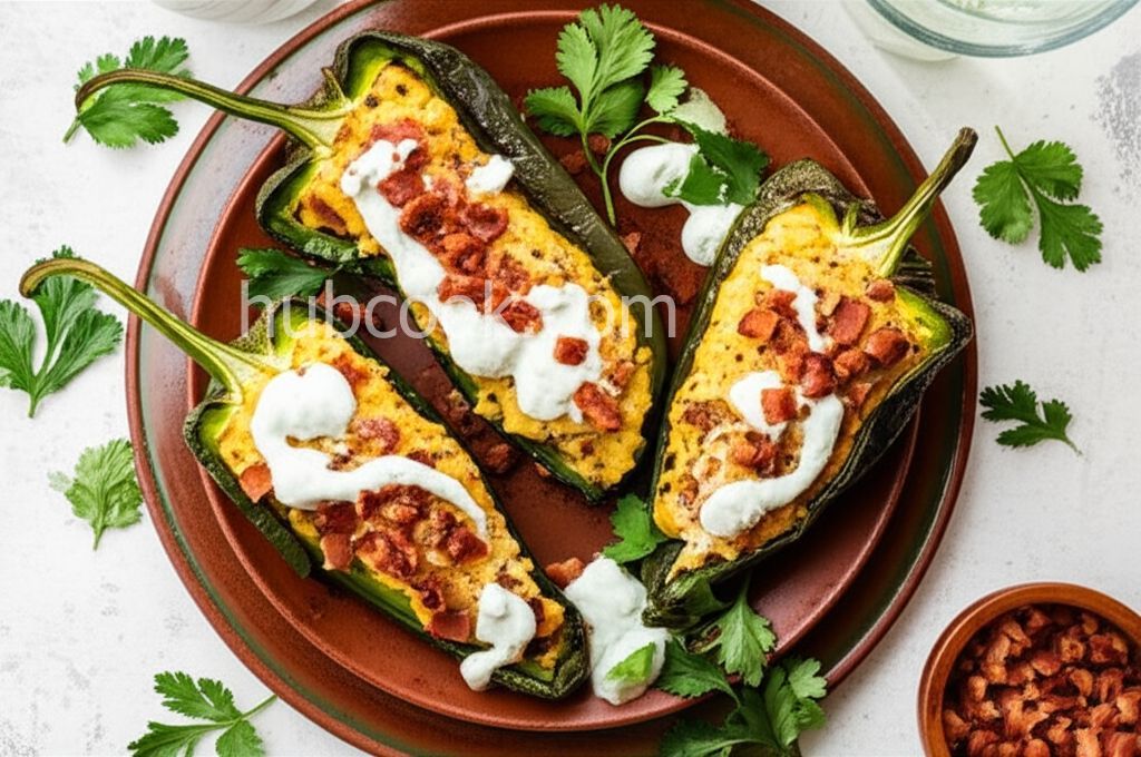 Potato-Stuffed Poblanos Reverse Potato Skins