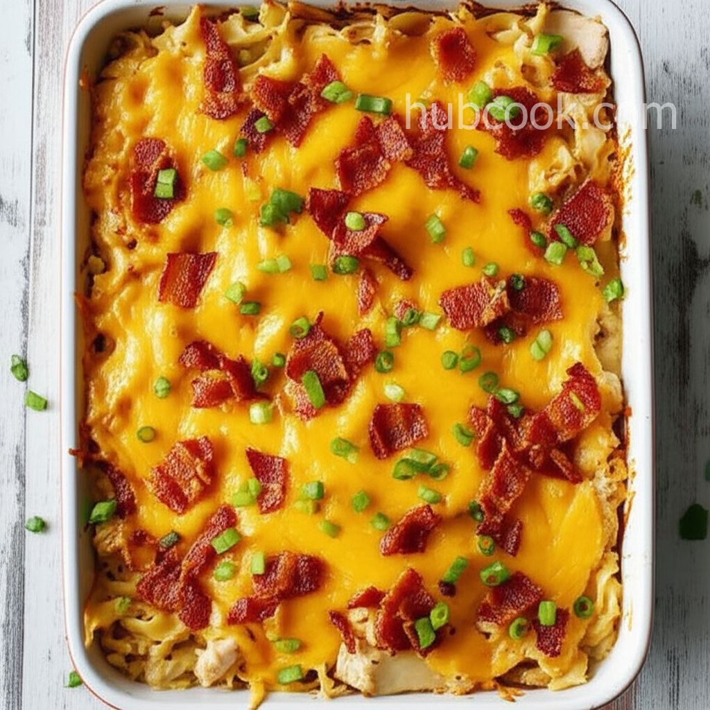 Ranch Chicken Casserole with Bacon