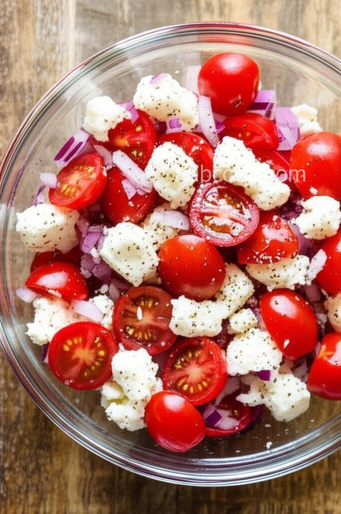 Simple Feta Cheese Salad