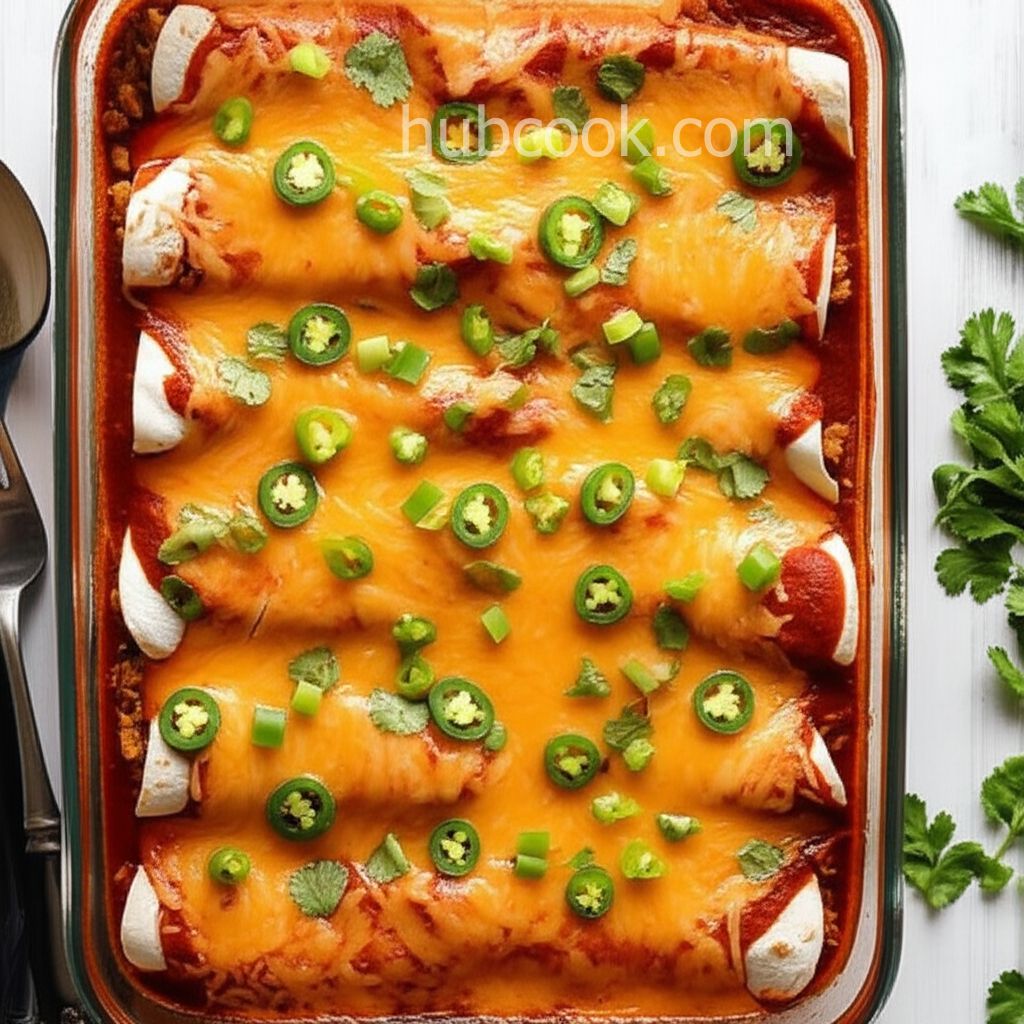 Tequila Slow-Cooked Beef Enchiladas