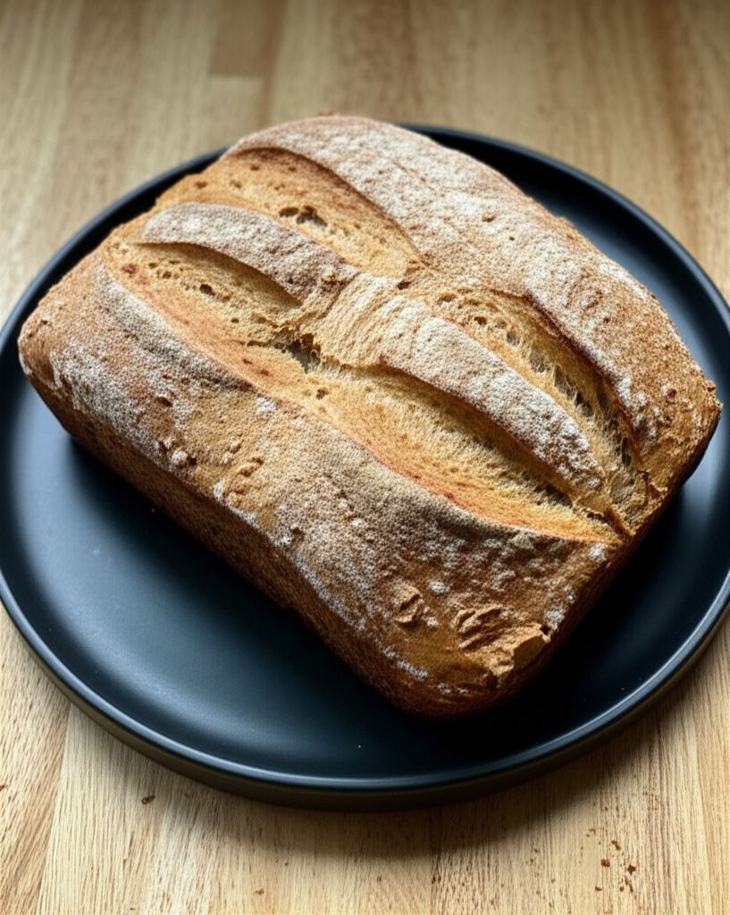 Whole Wheat and Steel-Cut Oats Bread - A Long-Fermentation Bread