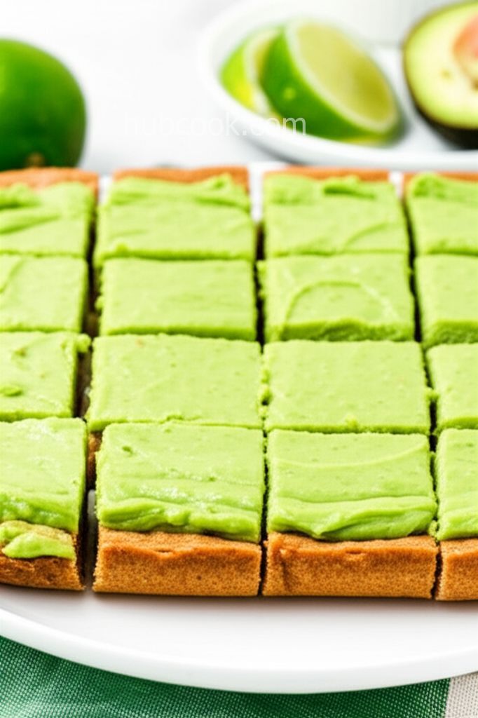 Avocado Rosemary Lime Bars