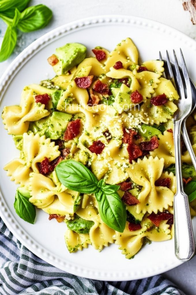 Bacon Avocado Pasta