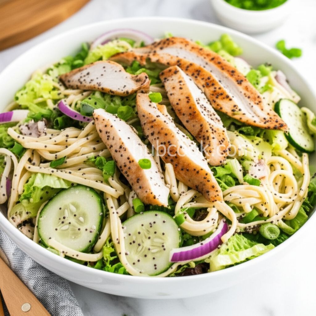 Chicken Poppy Seed Pasta Salad