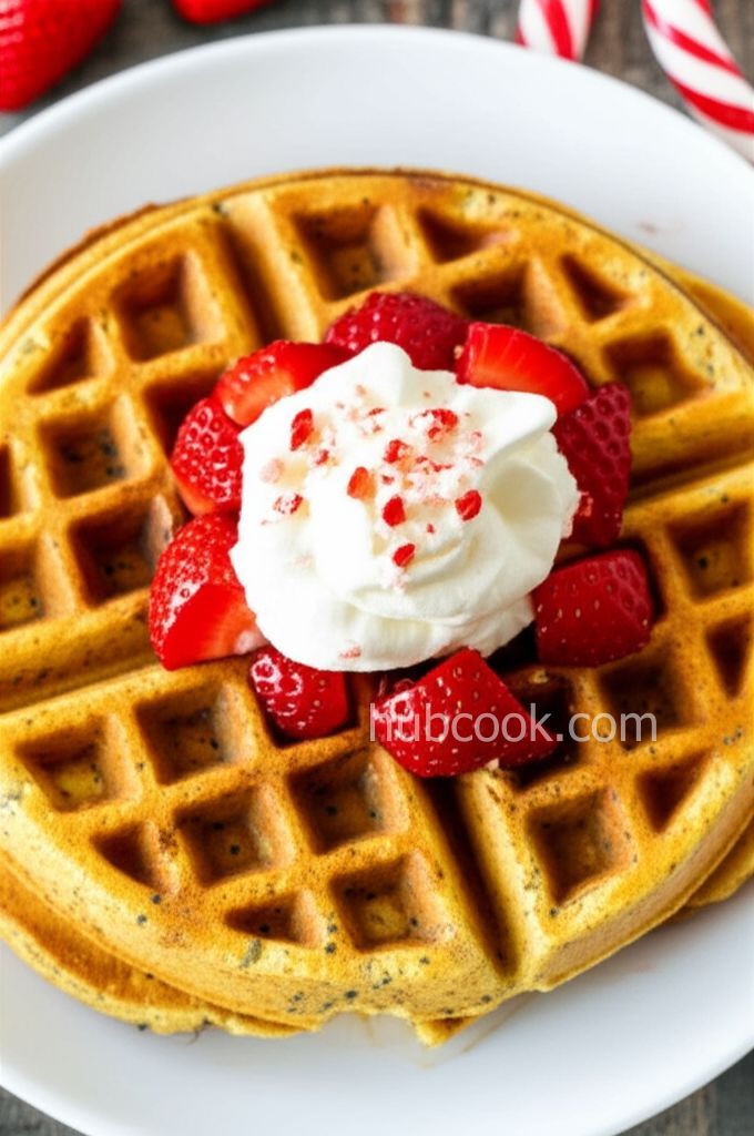 Cornmeal Waffles with Chia Seeds