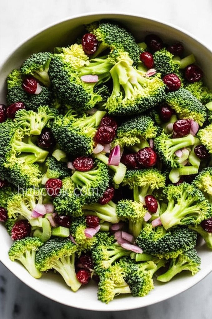 Delicious Broccoli Cranberry Salad