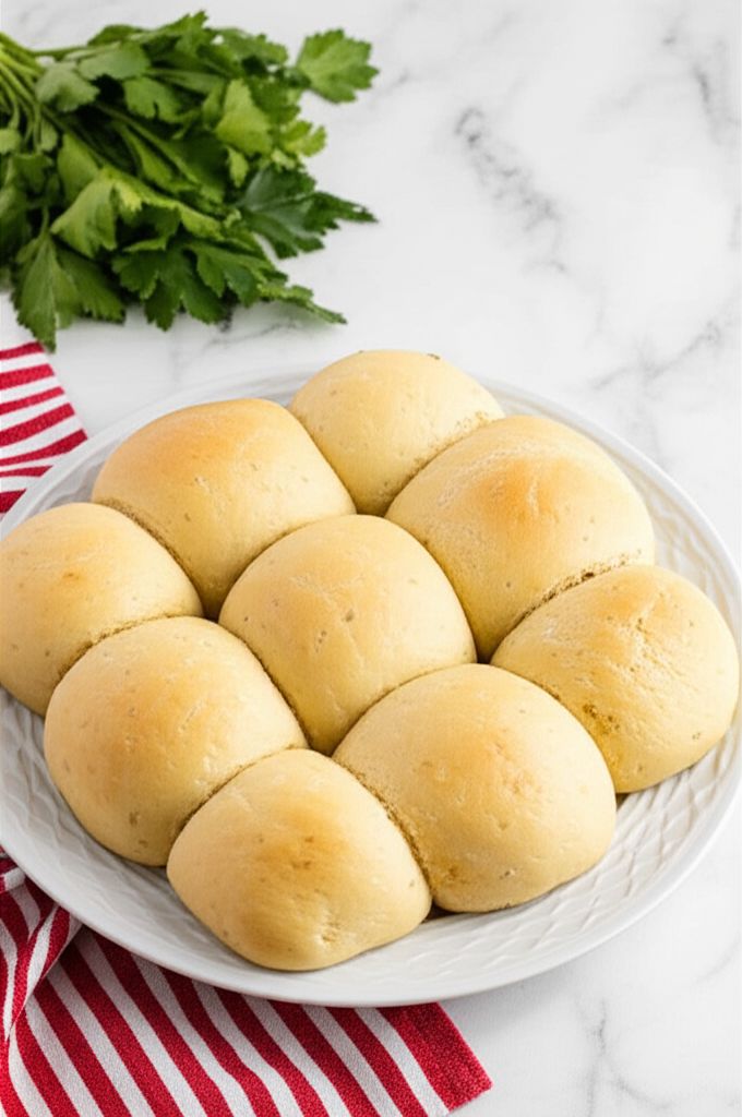 Gluten Free Garlic Dill Dinner Rolls