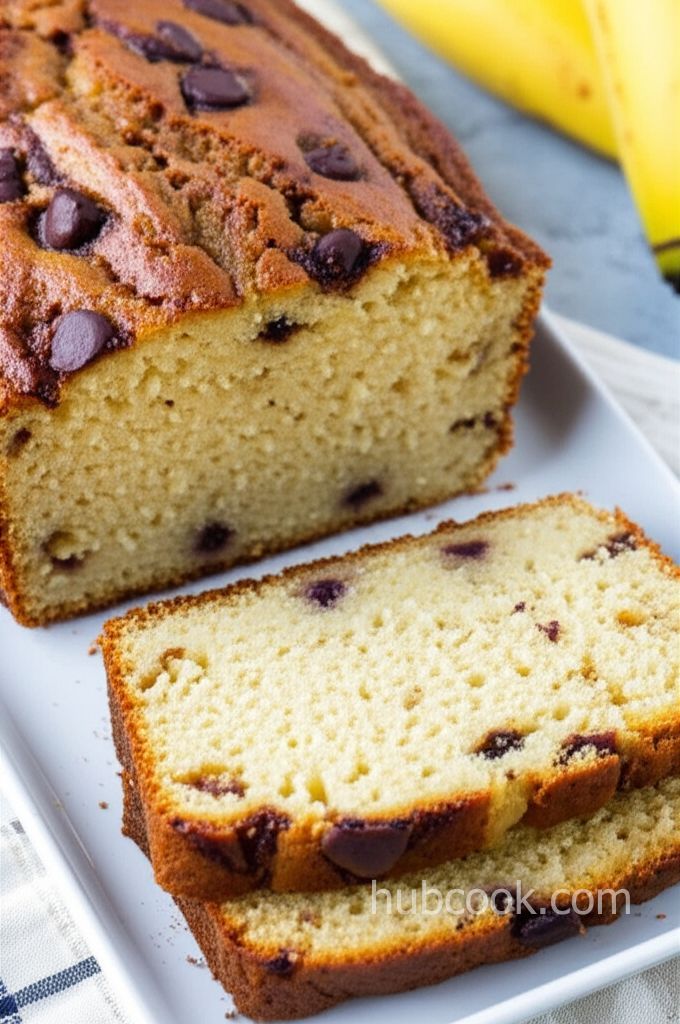 Gluten-Free Moist Choc Chip Banana Bread