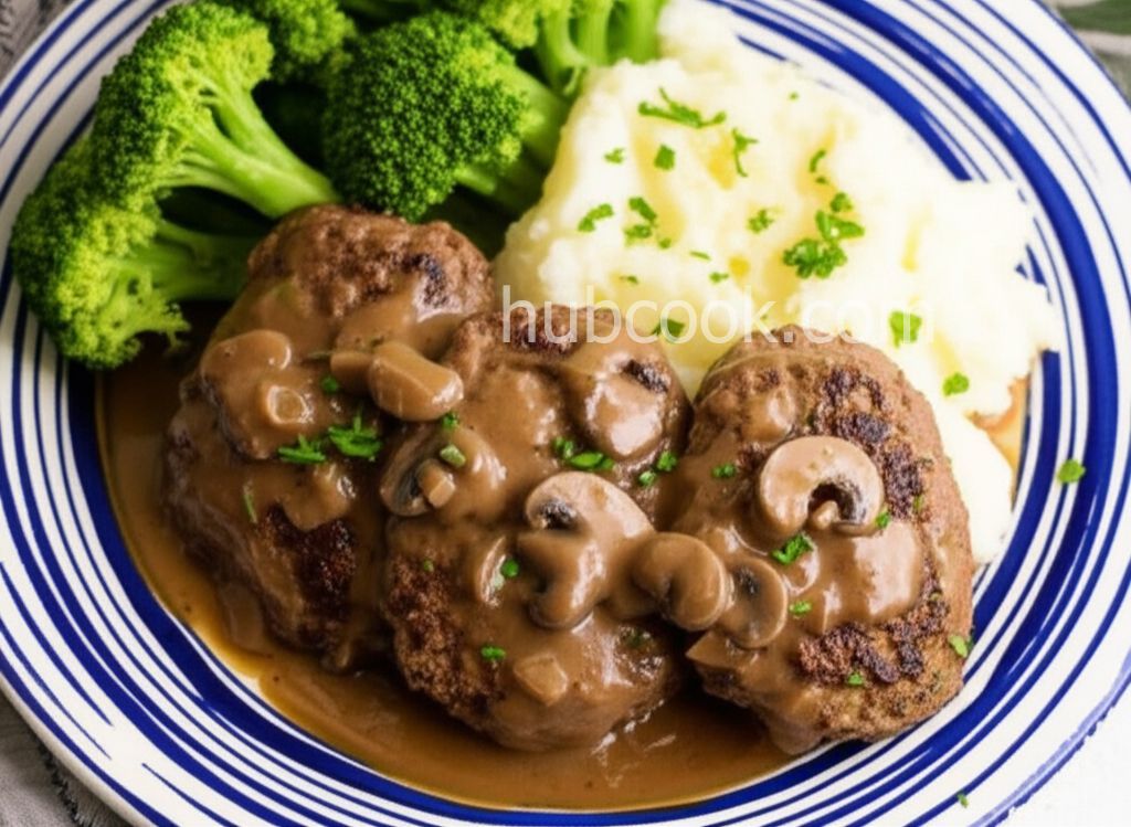 Instant Pot Salisbury Steak with Onion and Mushroom Gravy