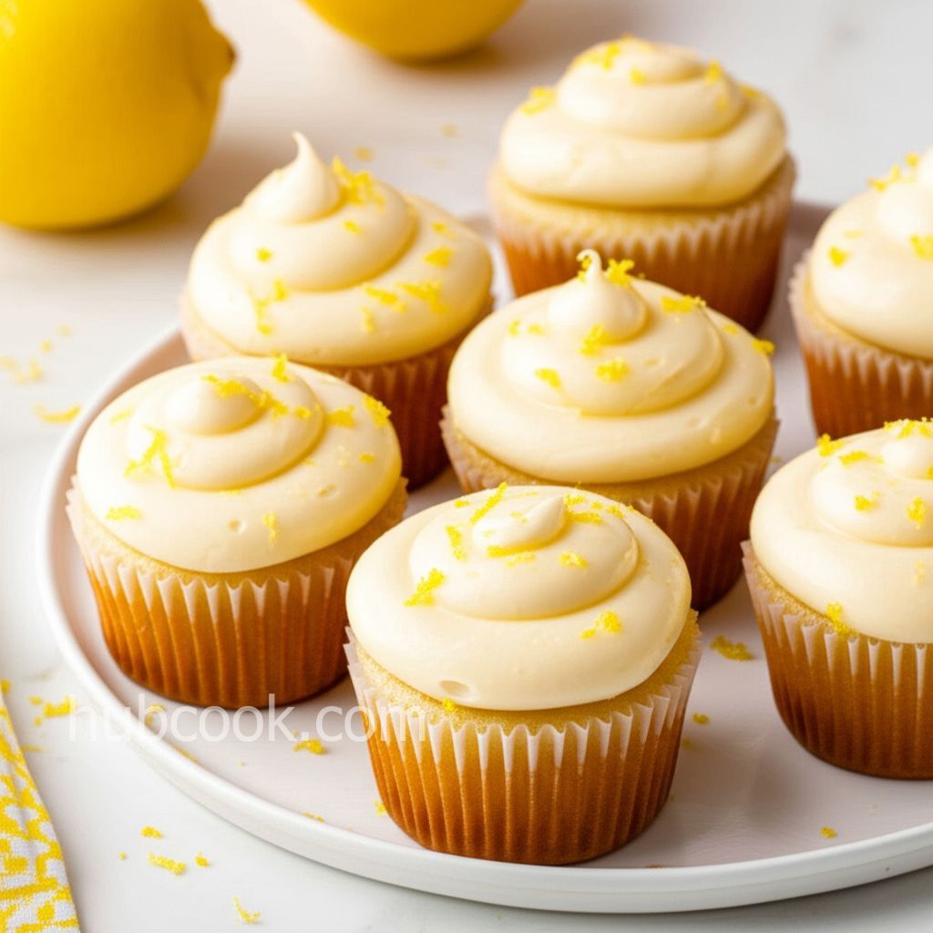 Lemon Cupcakes with Lemon Frosting