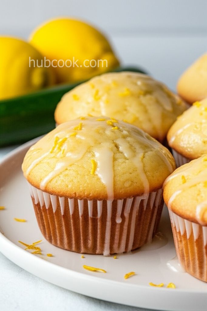 Lemon Zucchini Muffins