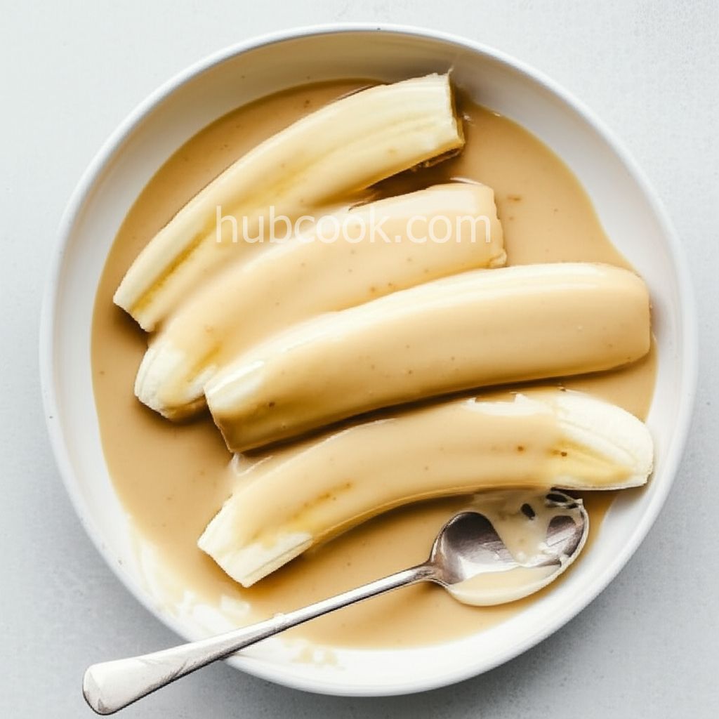 Peanut Butter Bananas and Sauce