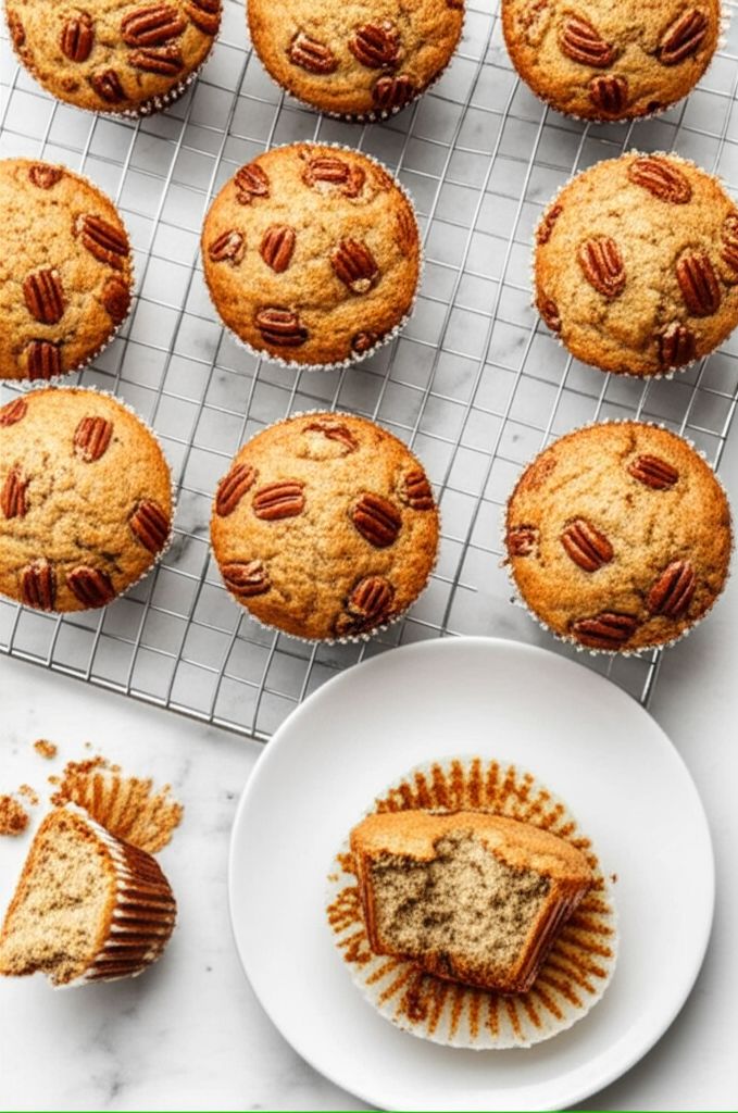 Pecan Banana Cupcakes