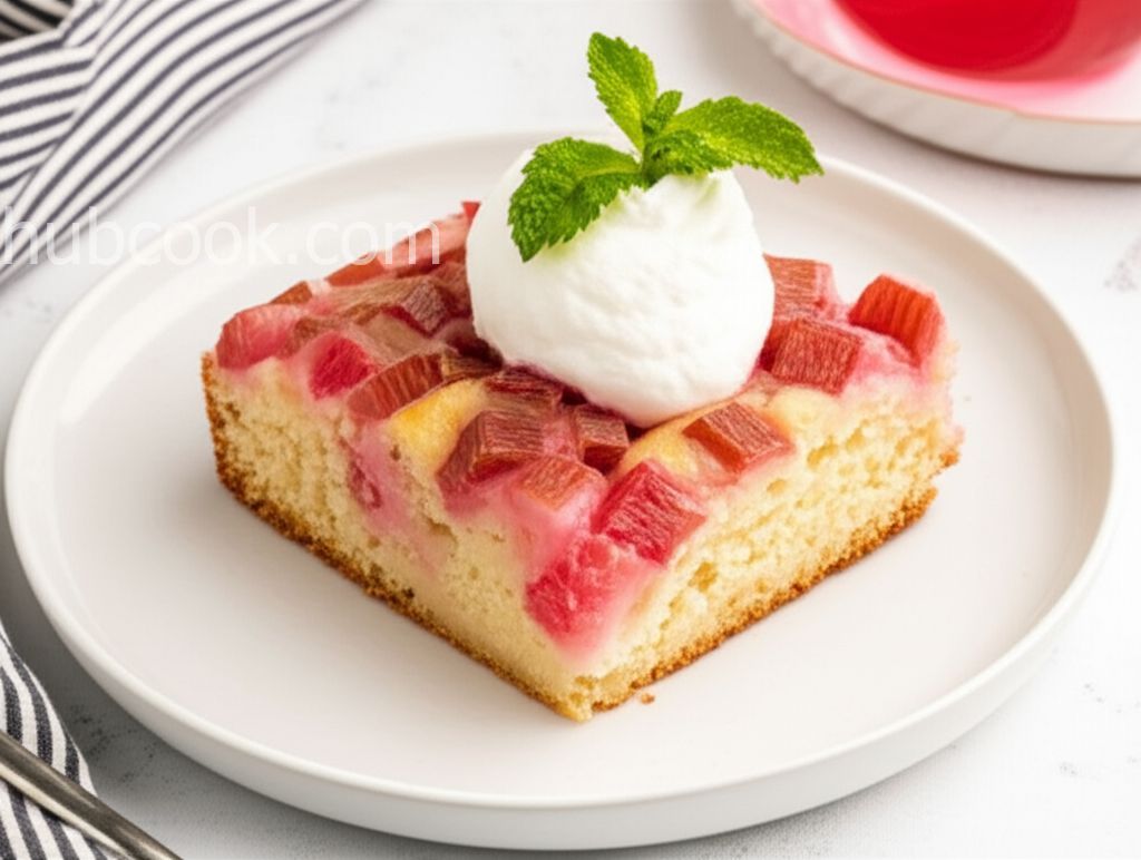 Rhubarb Upside Down Cake III