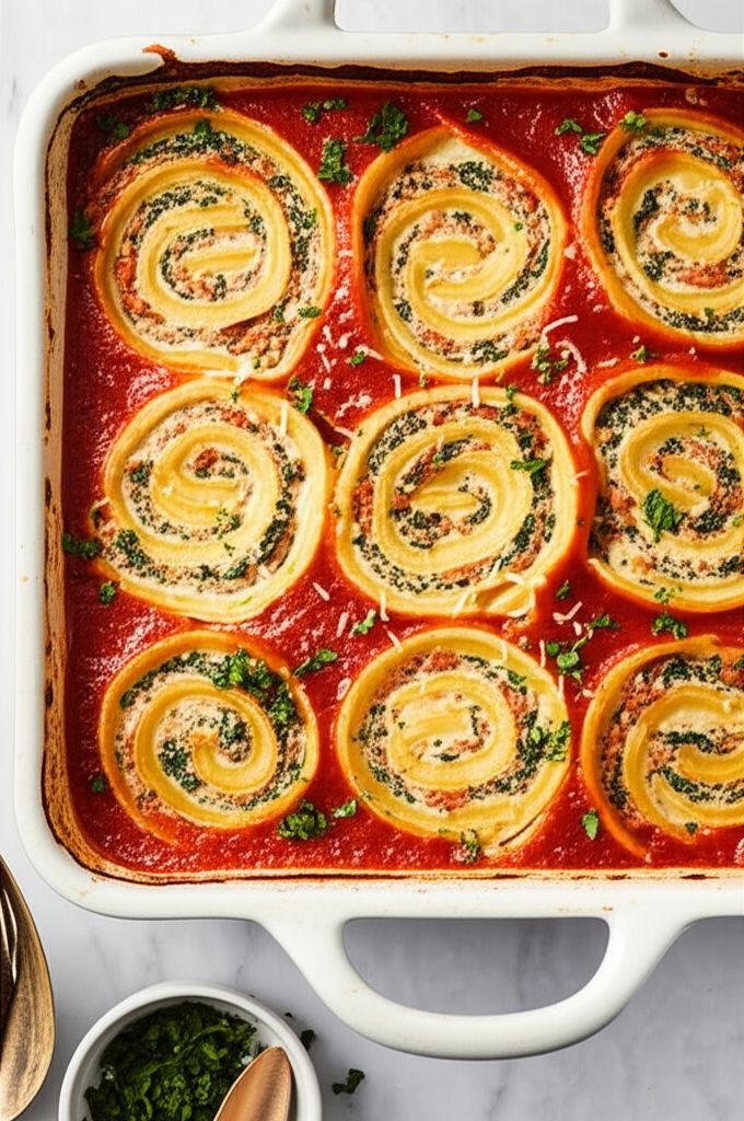Stuffed Pasta Wheels