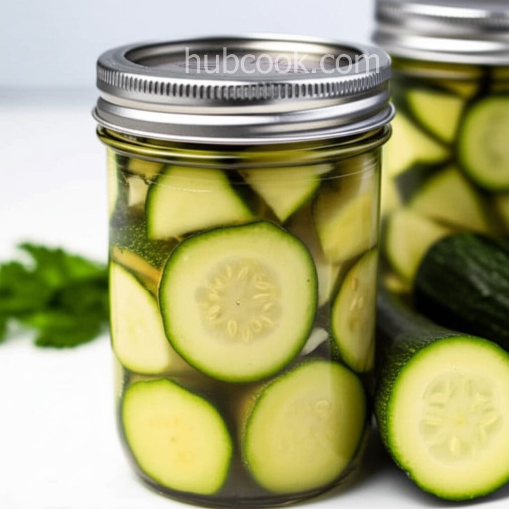 Sweet Chunk Zucchini Pickles
