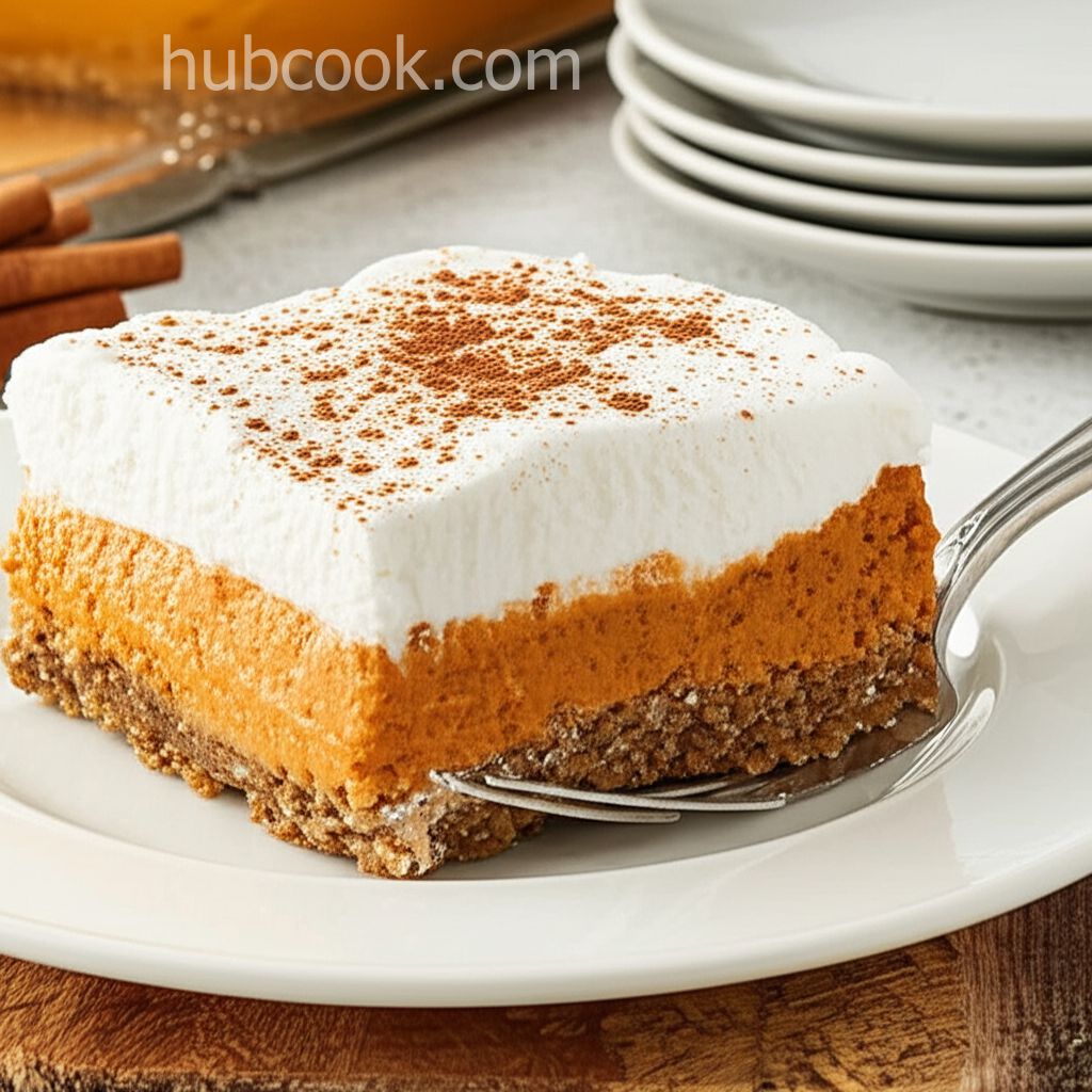 Thanksgiving Pumpkin Slush Cake